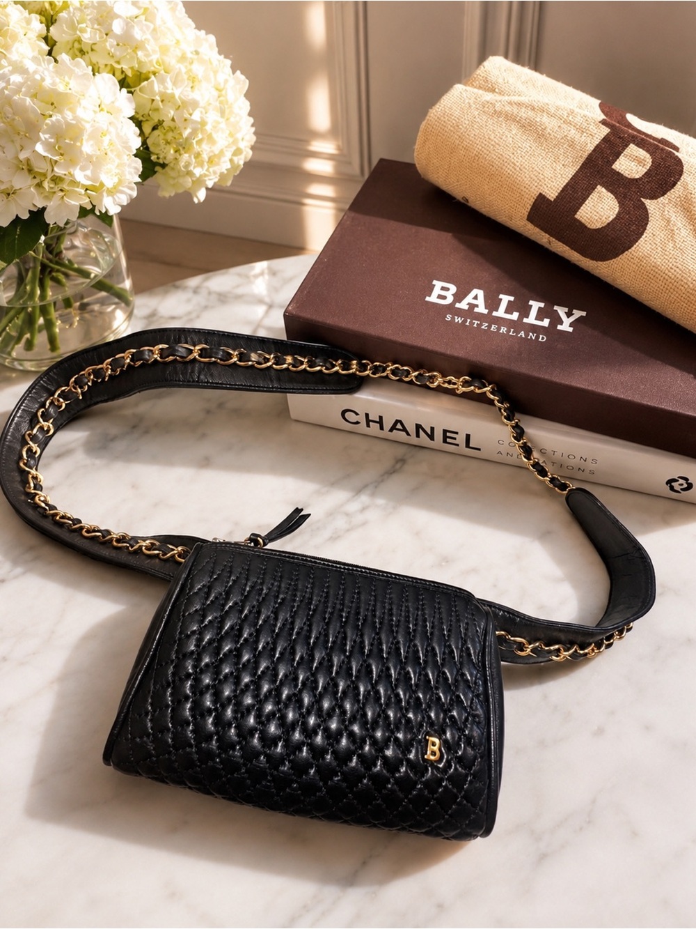 Vintage Bally Nappa Lambskin Mini Belt Bag | Made in Italy | Box & Dust Bag Rare